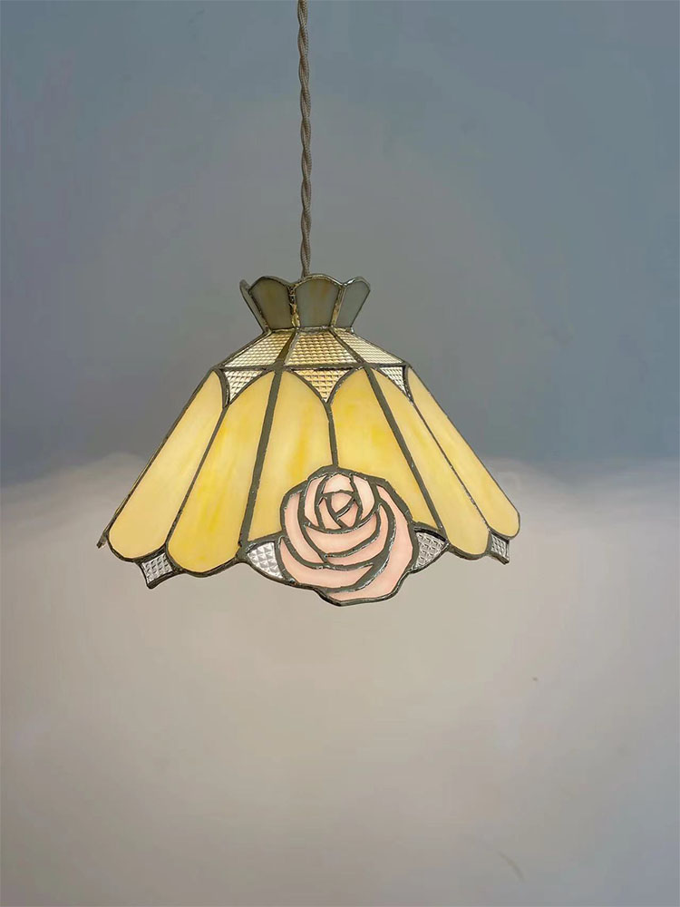 法式美式复古琉璃蒂法尼玻璃吊灯