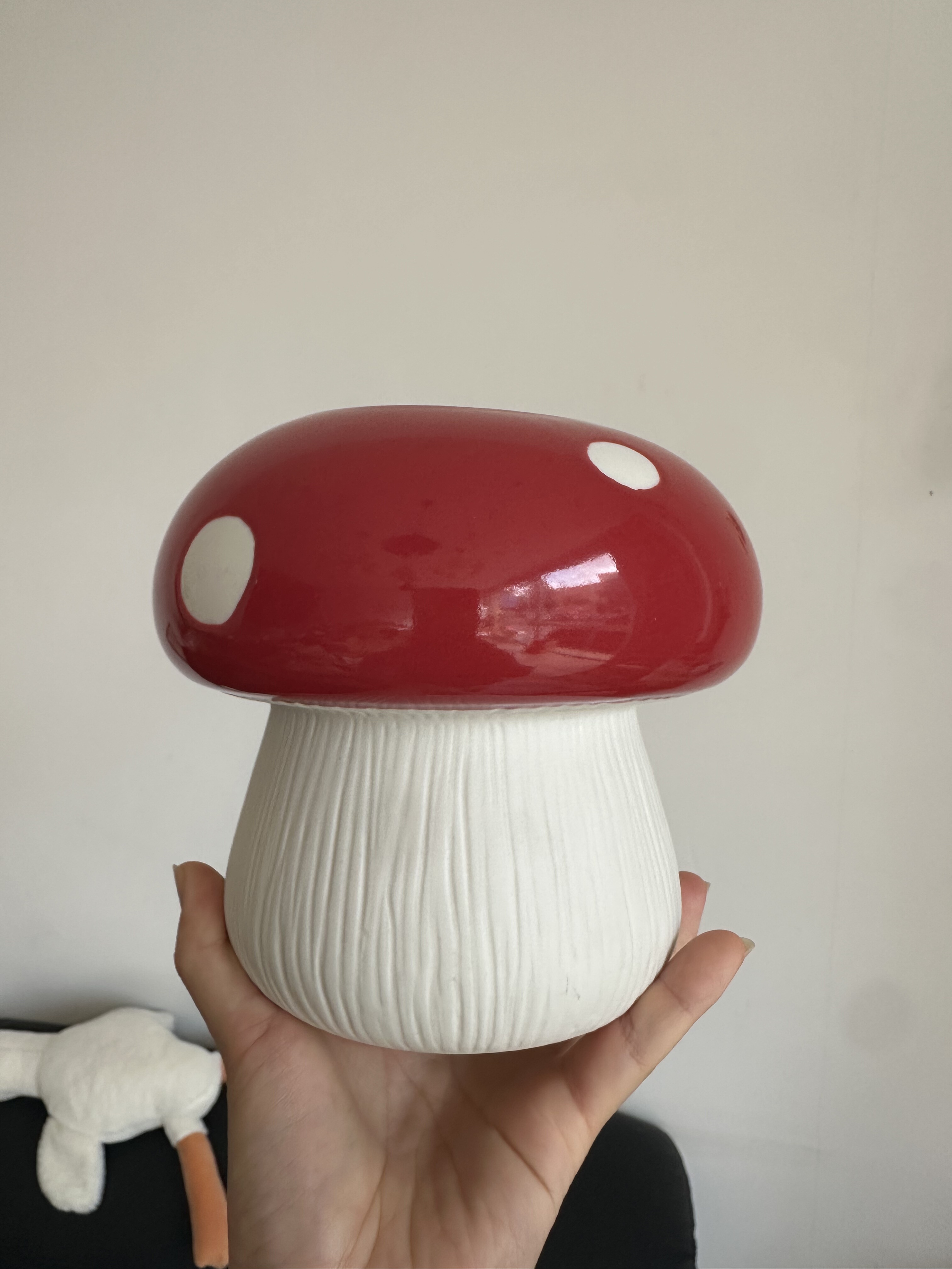 茶栗法式中古风吸顶灯美式复古蘑菇陶瓷过道玄关小米家筒灯阳台