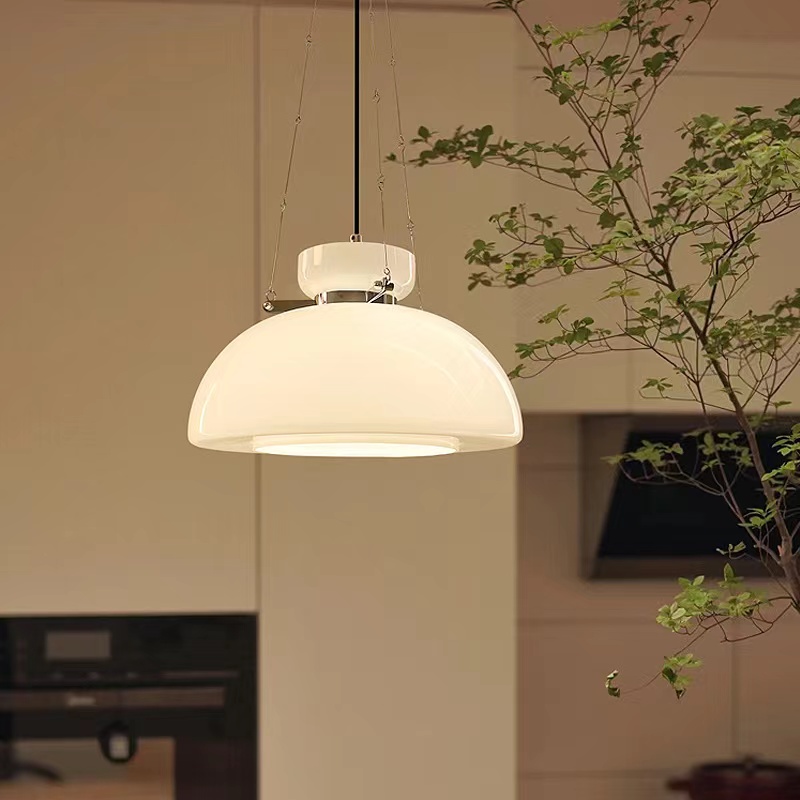 餐厅吧台岛台法式包斯豪玻璃吊灯