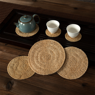 零配 丝瓜络瓤茶垫养壶垫茶杯垫子功夫茶紫砂壶承干泡禅意茶道日式