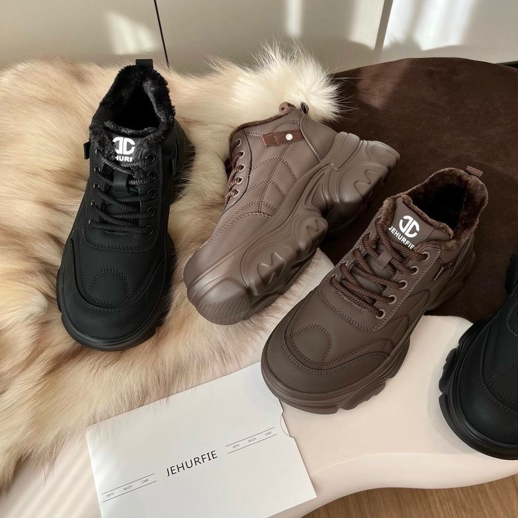 JEHURFIE纪华菲大长腿厚底水上漂显瘦老爹鞋增高女加绒休闲运动鞋,女鞋,老爹鞋,淘宝优惠券,粉丝福利购,淘宝优惠卷