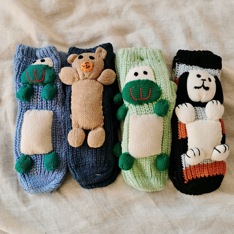 外贸居家地板袜冬季加厚袜子