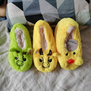 新款大童地板袜加厚地板鞋卡通圆点羊羔绒卡通船袜冬天保暖防滑