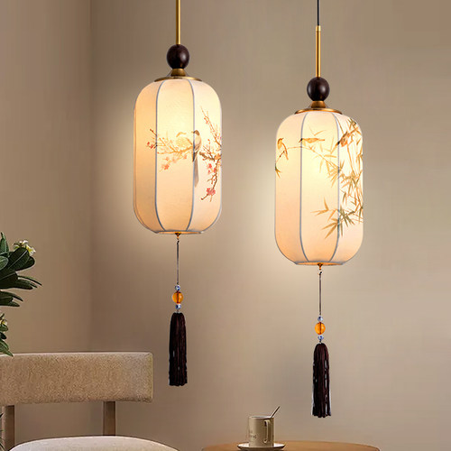 宋代美学吊灯新中式禅意茶室书房