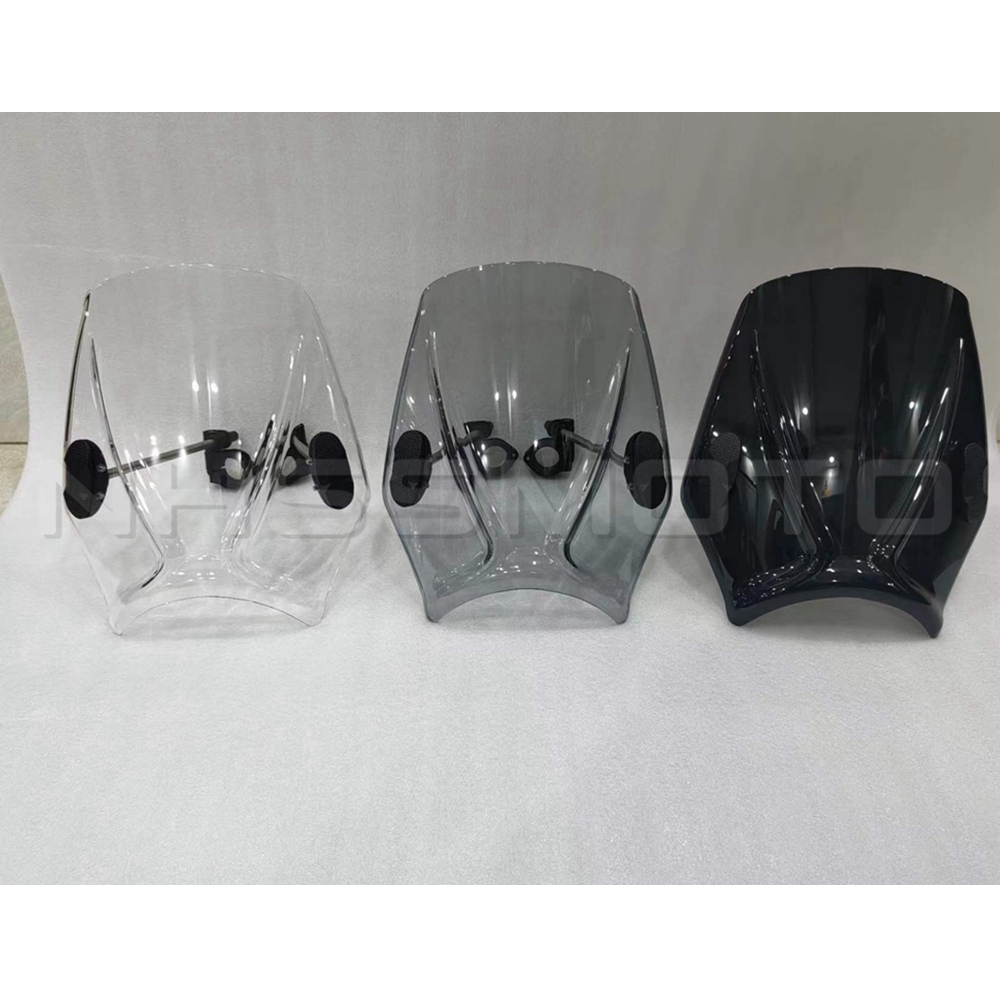 适用杜卡迪 自游 800 400攀爬者 1100 改装街车风挡 挡风玻璃