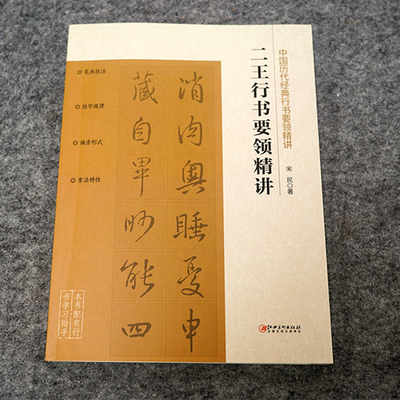 正版包邮 二王行书要领精讲 中国历代经典行书要领精讲 宋民著 江西美术出版社 初学基础技法练习教程配讲解视频 毛笔行书书法字帖