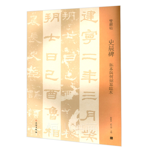 社 书籍 双观帖 正版 旁文注释原碑原帖练字帖欣赏临摹 东汉隶书碑帖 文物出版 赵安悱主编 邓宝剑 拓本舆何绍基临本 史晨碑