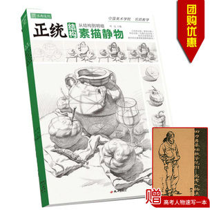 主编祁达 正统结构素描静物 杭州出版 社 书籍 高等学校静物画自学参考资料正版 包邮