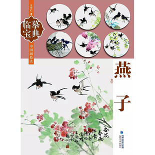 国画技法 王中仁著 雀形目 临摹宝典燕子 临摹与欣赏 正版 社 刚刚好用笔用色要领 福建美术出版 书籍 中国画技法 步骤解析 花鸟画