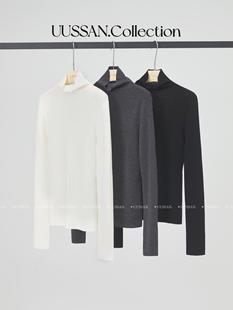 UUSSAN 升级加厚德国扬子纱120S高弹裸感黄金高领打底 bi入高品