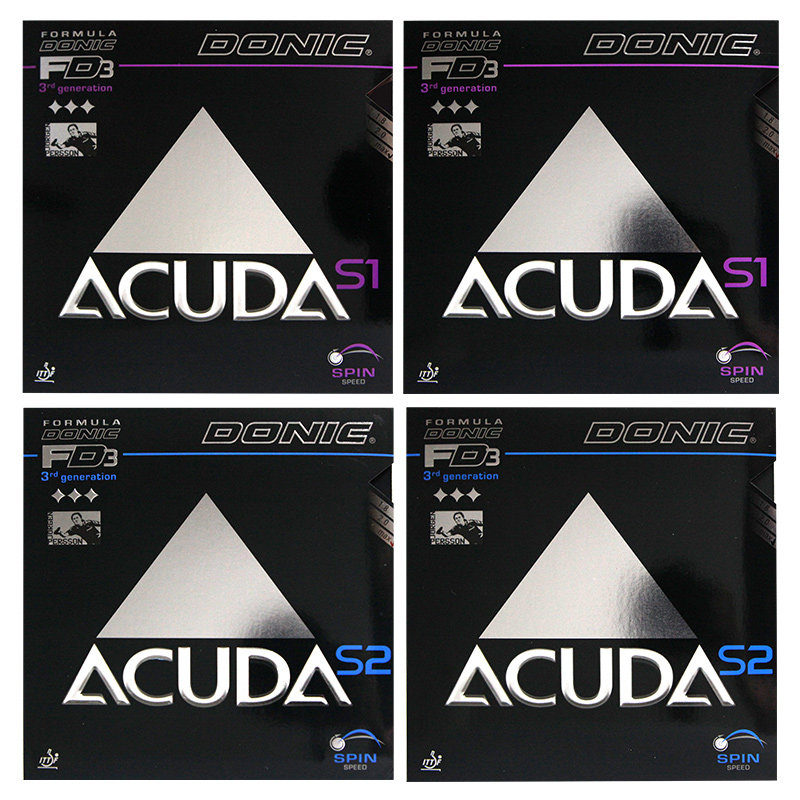 donic多尼克acuda s1加强s2 s3乒乓球胶皮套胶德国进口12081正品