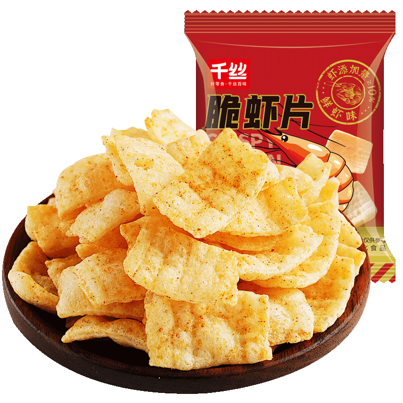 脆虾片袋装休闲小零食