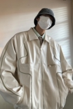2026秋装新款美式翻领机车服皮夹克潮宽松外套D216P108男类，男装夹克，电商A335-1（原A458）
