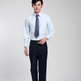 中国农业银行工作服男士西裤农行工作服男装西裤子藏蓝色裤子