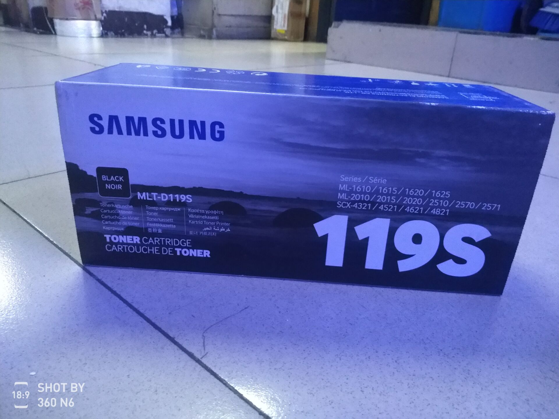 原装三星MLT-D119S硒鼓适用4521FH 4321NS 1610 2010 4621NS 4821