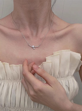 S925纯银流星雨锆石项链