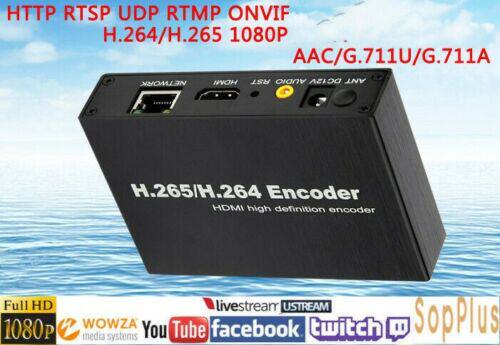 H.265/264 HDMI编码器HTTP,UDP,RTSP,RTMP直播ONVIF连NVR,vms4200