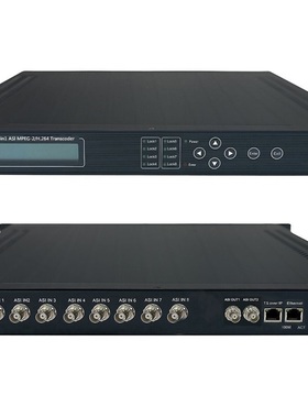 CEL-1410八路MPE2/H.264 ASI转码器ASI输入ASI+IP/MPTS/SPTS输出