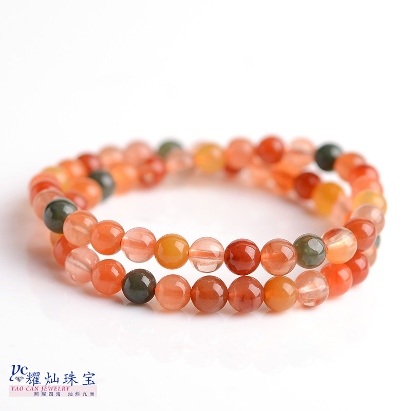 彩发晶福禄寿多圈生日礼物手串
