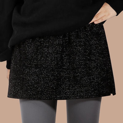 LZDA短裙毛呢厚款屁帘女下摆