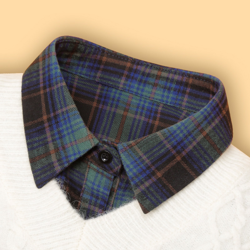 百搭假领秋冬季配毛衣上衣打底