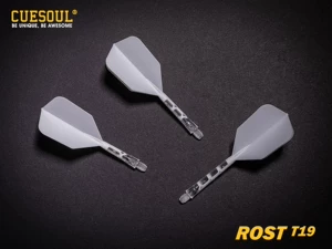 CUESOUL/Q зверь ROST T19 цельный двухцветный хвост-дротик прозрачный лист-дротик прочные аксессуары щедрое крыло-дротик