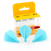 CUESOUL3个装 TERO飞镖配件AK7弹簧镖杆标杆AK4风筝镖叶旋转尾羽翼