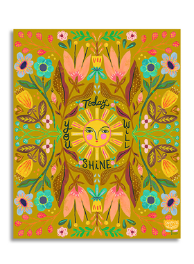 【一口价】插画师Abbie Rosie英文花朵客厅装饰画挂画复刻版画芯