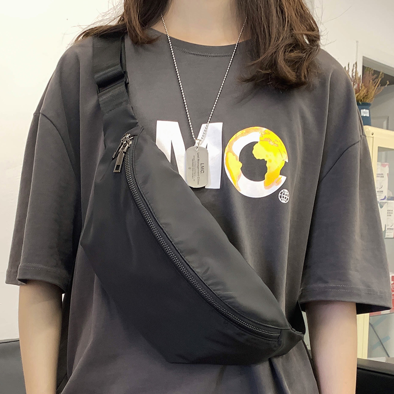 阿哟休闲百搭斜跨小胸包