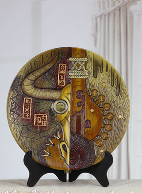 民族风陶瓷工艺品摆件家居装饰