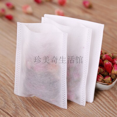 10份包邮热封无纺布100个茶叶袋泡茶袋煮茶袋煎药袋滤茶包