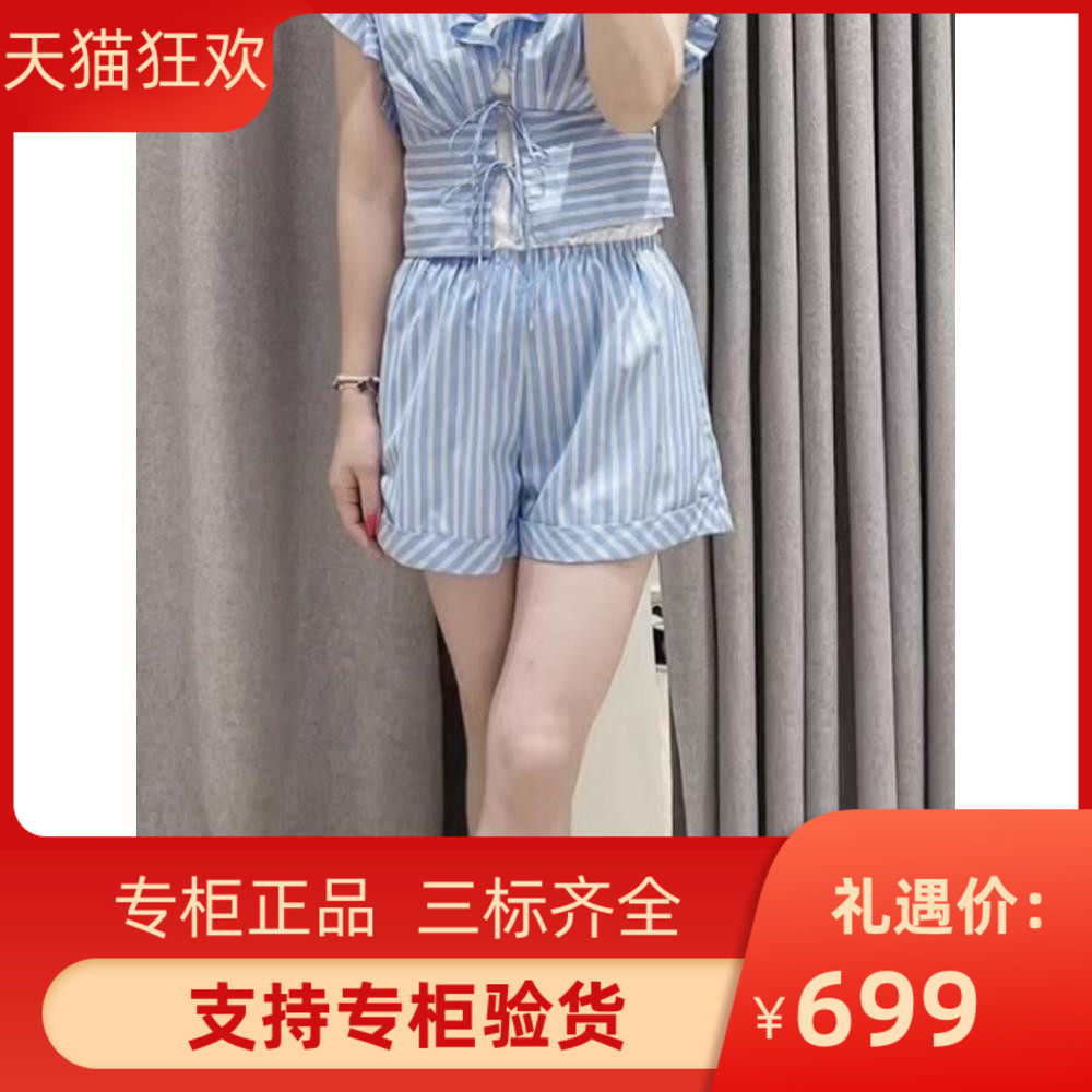 2024春夏新款女装腰部蕾丝
