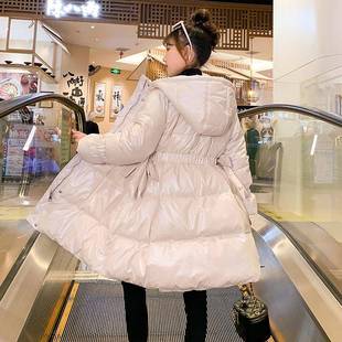 女童新款棉衣羽绒棉服摆裙式裙子韩版公主新年大童中装长款棉袄潮