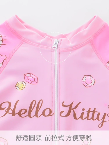Hello kitty, детский купальник, водонепроницаемый комплект, подходит для подростков, новая коллекция