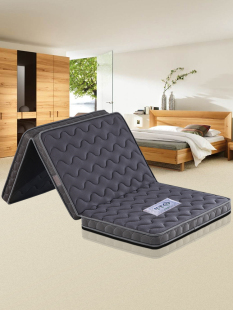 护脊三折折叠床垫棕垫硬床褥学生宿舍家用天然椰棕地铺睡垫定做