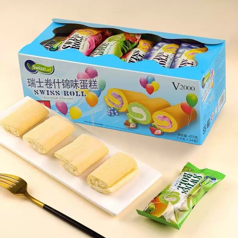 SwizzLef瑞士卷蛋糕卷椰子味