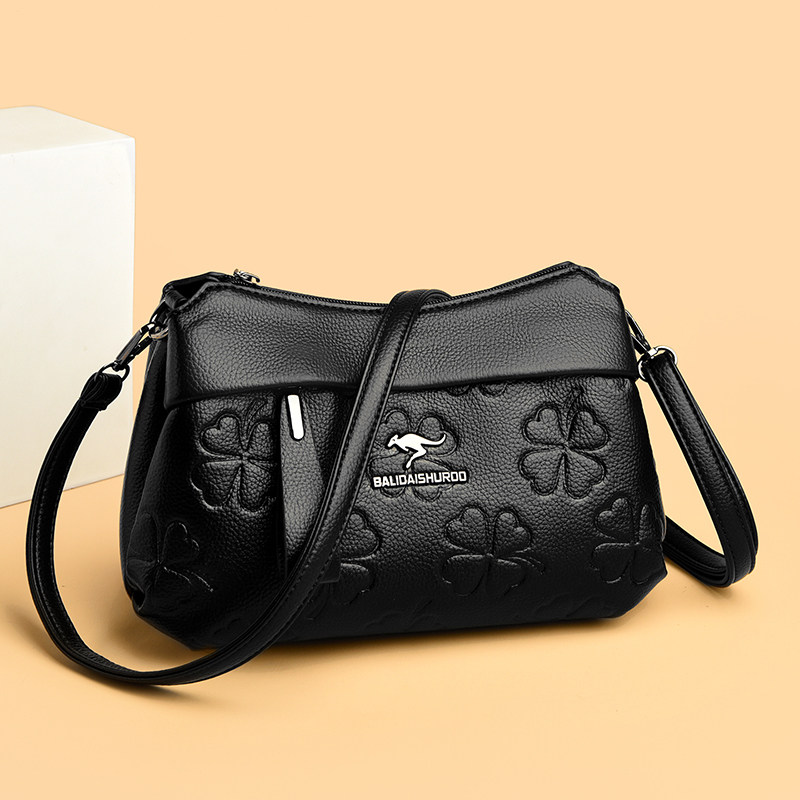 真皮斜挎包包女士2026新款牛皮轻便小包中老年妈妈款单肩背包女包