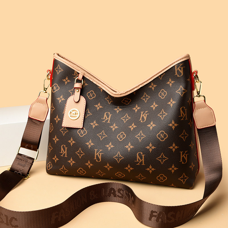 百搭包包新款2025托特大容量女包单肩时尚腋下洋气斜挎包斜挎包