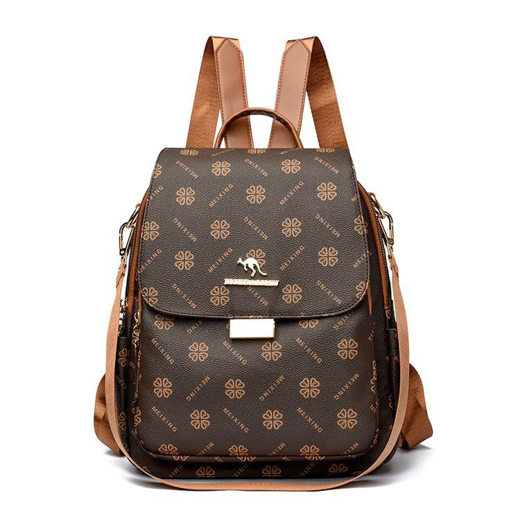 2026真皮软皮女士时尚双肩包新款休闲大容量旅行女包背包日韩