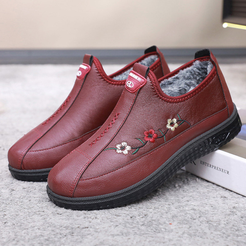 新款老北京布鞋女棉鞋冬季保暖妈妈棉靴厚底舒适中老年高帮鞋防滑,女鞋,棉鞋,淘宝优惠券,粉丝福利购,淘宝优惠卷