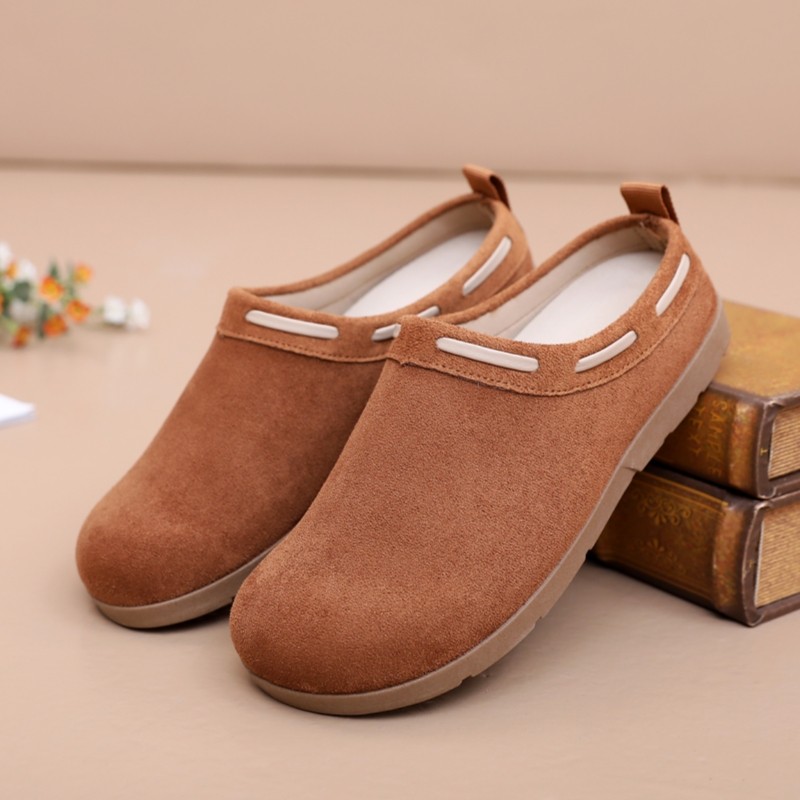 2026新款勃肯鞋女半托一脚蹬懒人鞋时尚休闲鞋软底布鞋女单鞋平底,女鞋,勃肯鞋/软木鞋,淘宝优惠券,粉丝福利购,淘宝优惠卷