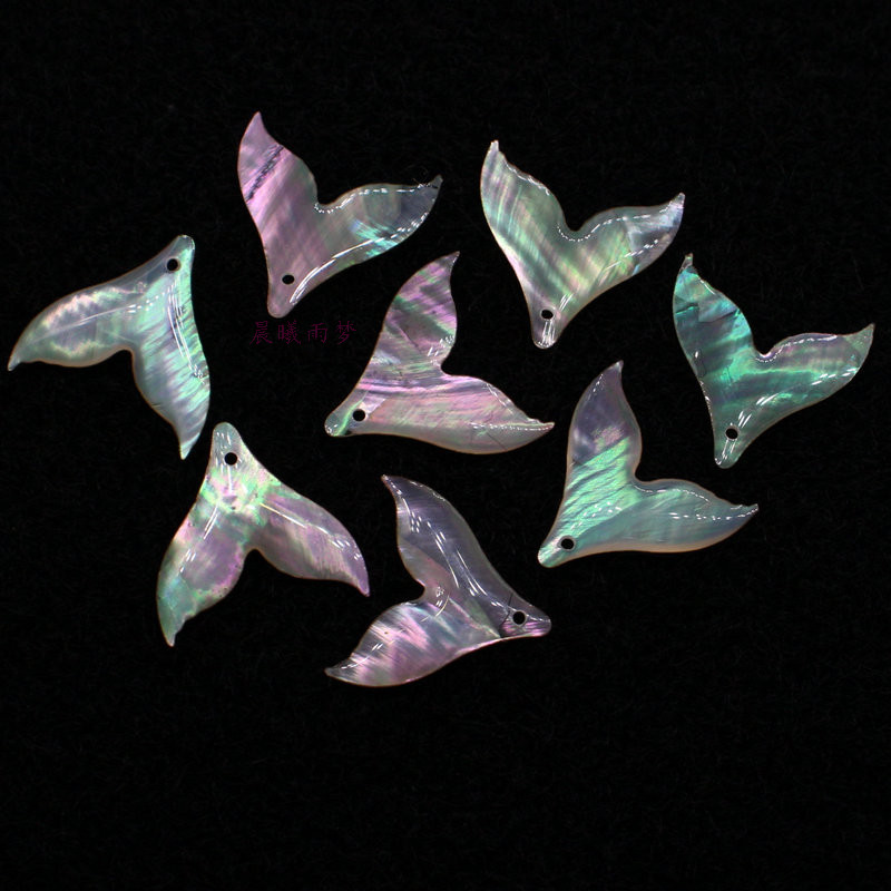 diy透明发簪挂饰手工鲍鱼贝