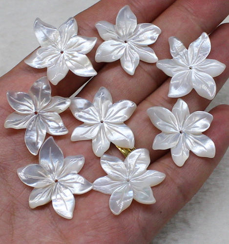 天然贝壳花白蝶贝古风DIY饰品