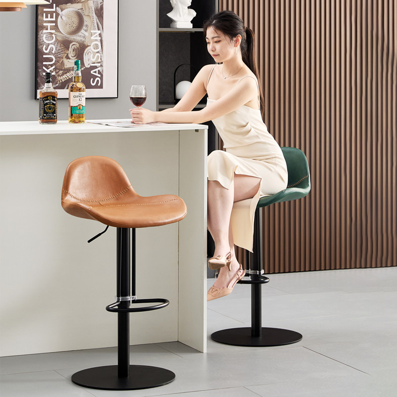 家用餐椅吧台椅子现代简约高脚凳厨房轻奢吧台凳收银台高靠背吧椅,住宅家具,高脚凳,淘宝优惠券,粉丝福利购,淘宝优惠卷