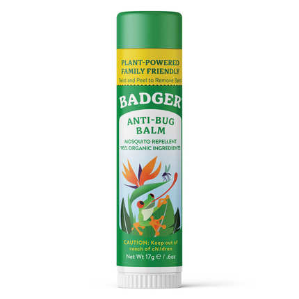 现货美国Badger Company贝吉獾儿童防蚊虫驱蚊膏虫虫怕膏止痒17g