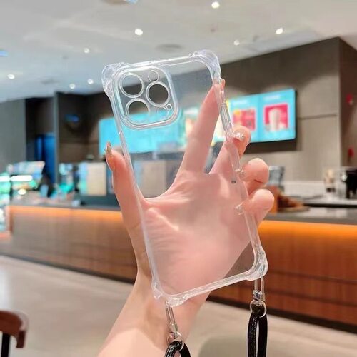 四角挂孔适用opporeno1413121110987654/k13turbok12sfindX8X7X6A5proA2REALMEneo7X7seV60pro手机壳挂绳女