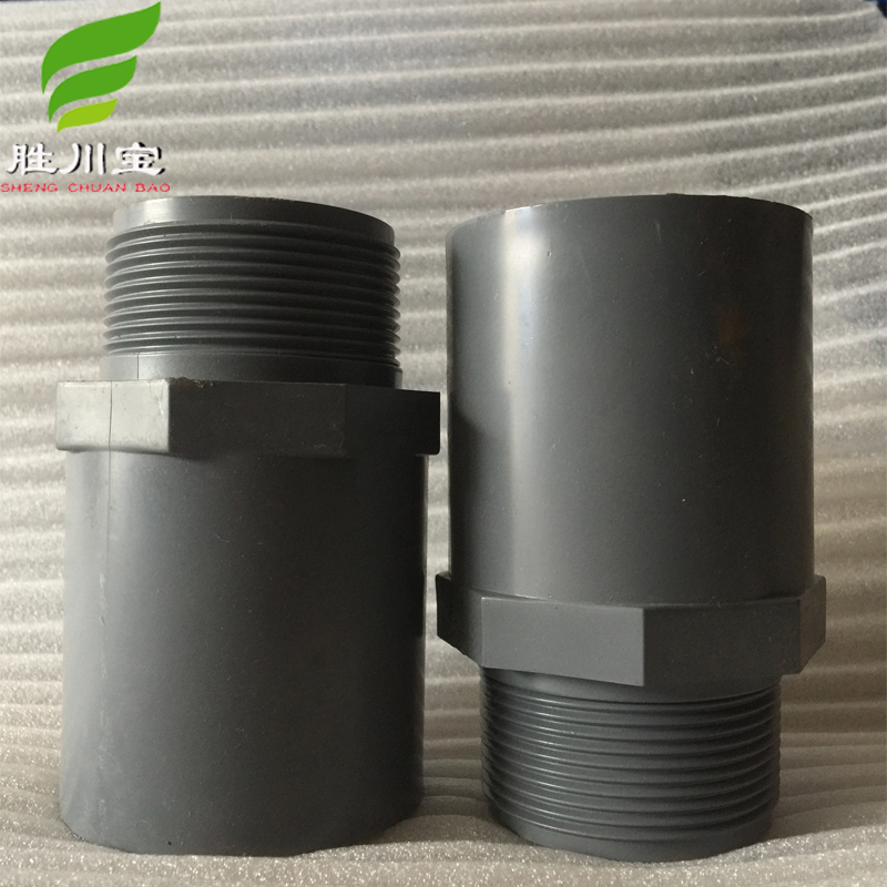 灰色给水管外牙直接头奔达
