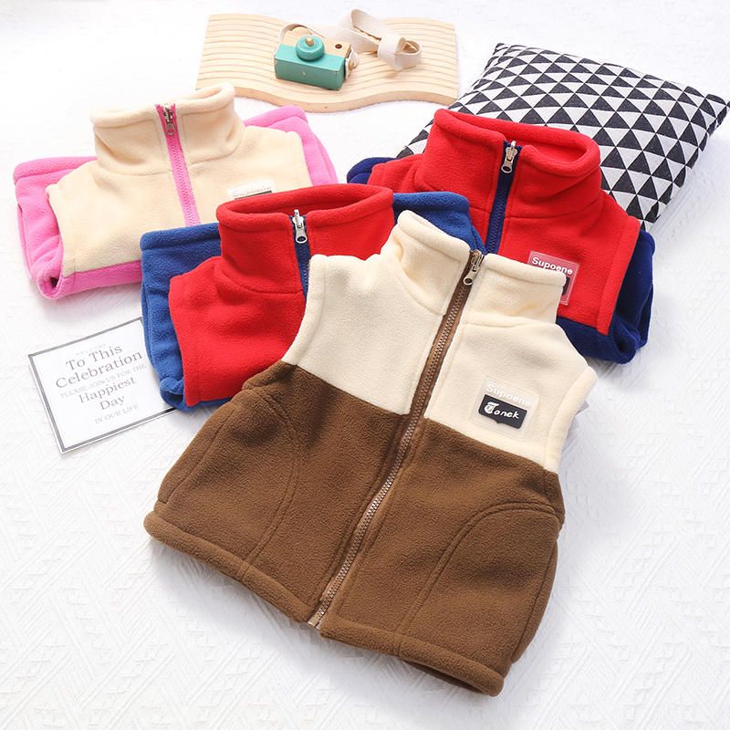 小袋兔百搭摇粒绒秋冬双面穿上衣