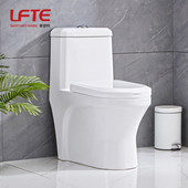 莱菲特陶瓷虹吸式 马桶坐便器卫生间家用防臭节水大便池座便器
