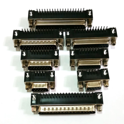 DR焊板RS232DB串口座弯针90度